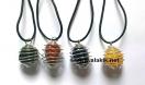 Mix Tumble Wire wrapped Cage Pendants